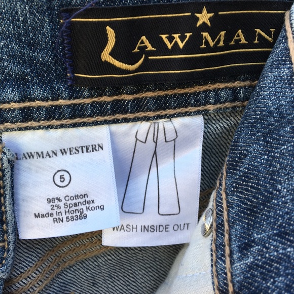 NWT Lawman Western Vintage Snakeskin Jeans 5 - Picture 4 of 8